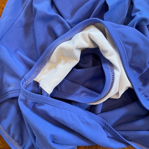 Jantzen Women's 14 One-Piece Cobalt Front Ruffles Swimsuit - Picture 5 of 10